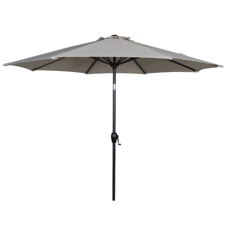 مظلة فناء مستديرة مع كرنك ، في الهواء الطلق ، سوق إمالة ، 9ft