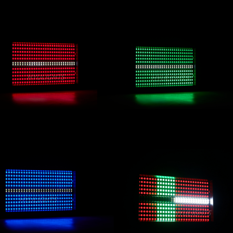 ستروب ليد RGB لقضيب غسيل DJ ، تأثيرات إضاءة فائقة السطوع ، 3 في 1 ، 8 قسم ، أبيض ، K ، 4 أقسام ، DMX ، غسيل ، 60 واط ، 3 في 1