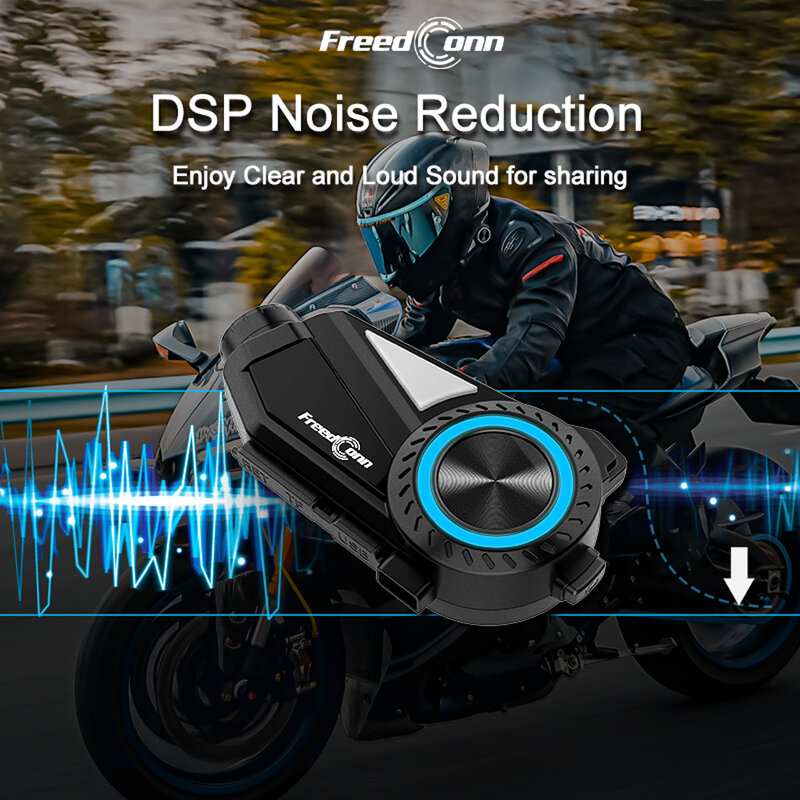 مجموعة سماعة رأس خوذة الدراجة النارية من فريدكون R3 تعمل بالواي فاي وتطبيق 1440P مزودة بكاميرا اندفاعة للدراجات النارية مزودة بجهاز تسجيل فيديو تلقائي