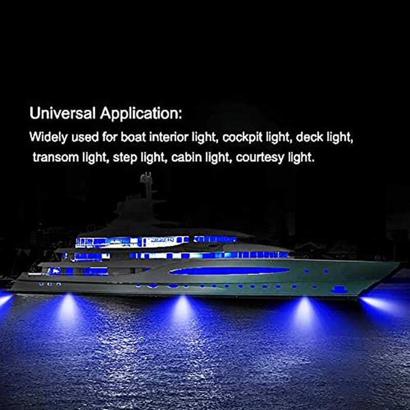 أضواء ملاحة للقوارب LED ، رؤية ليلية عالية ، أضواء أمان للقوارب ، قوارب الكاياك ، عوامة ، الحوامة ، اليخت