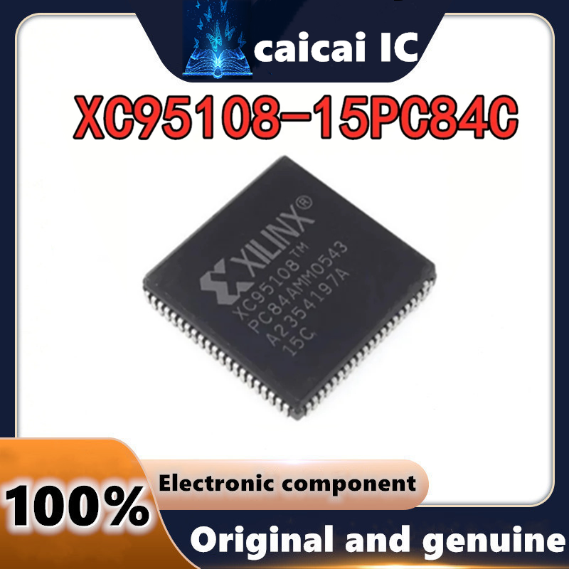 الدوائر المتكاملة الأصلية ، XC95108-15PC84C ، XC95108 ، XC95108-15PC84 ، PLCC84 ، جديد ، 1 قطعة