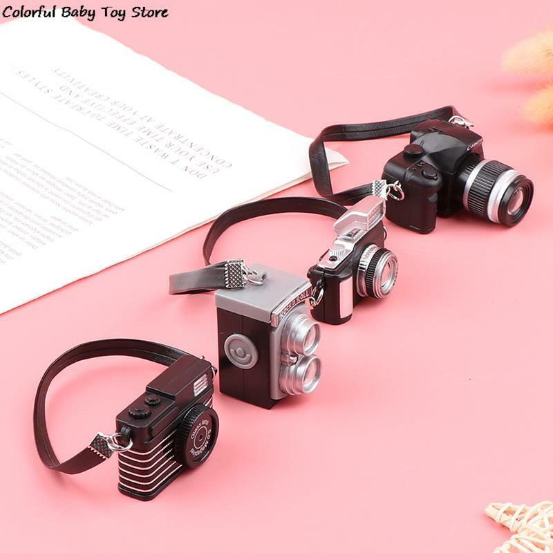 1 قطعة دمية مصغرة الرقمية SLR كاميرا دمى ديكورات منزلية ملحق ل دمية الشارات جديد