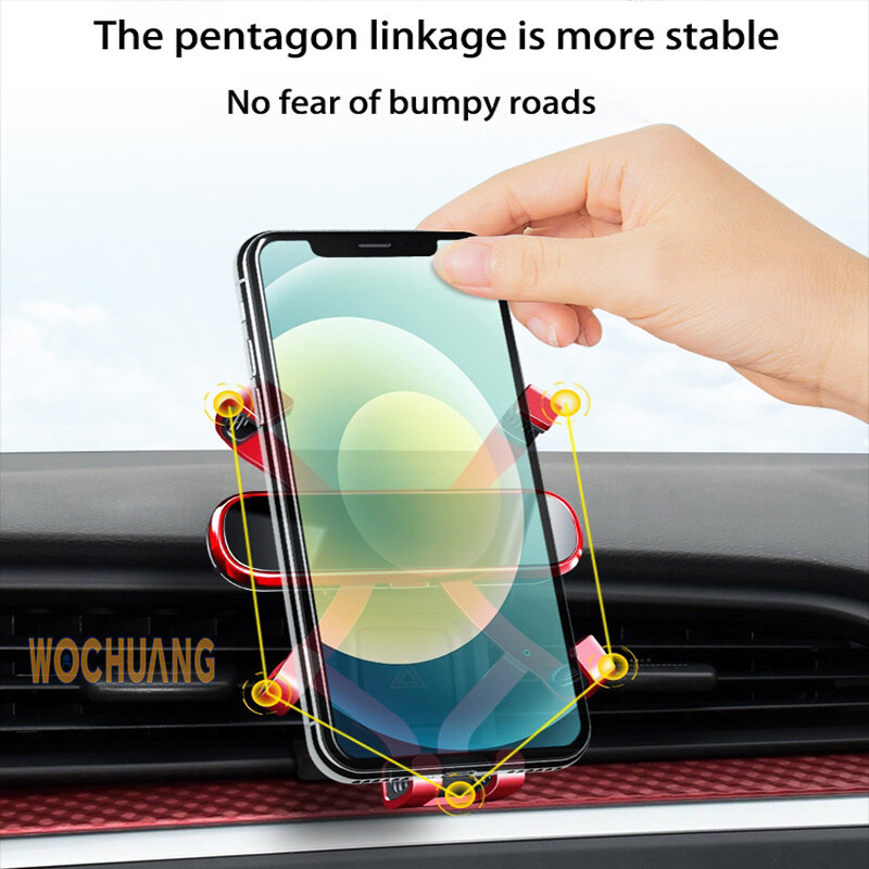 حامل هاتف محمول للسيارة لفولكس واجن تيجوان 2013-2022 360 درجة الدورية لتحديد المواقع دعامة لجهاز التثبيت قوس الملحقات
