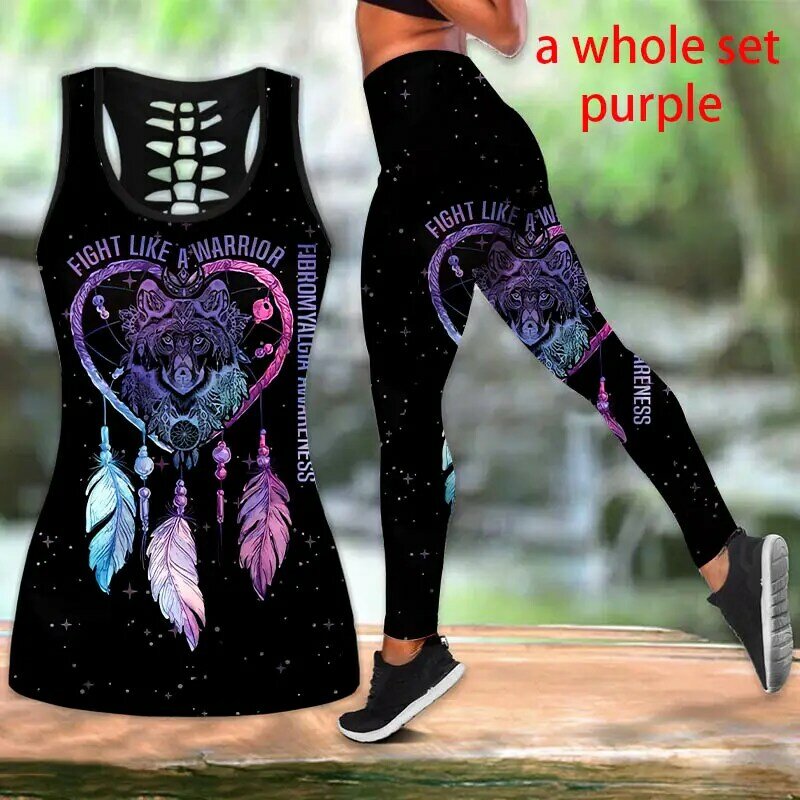Dreamcatcher 3D All Over Printed Tank Top and Legging 3D Printed Combo Tank Top + Legging Fitness Leggings Stretch Pants