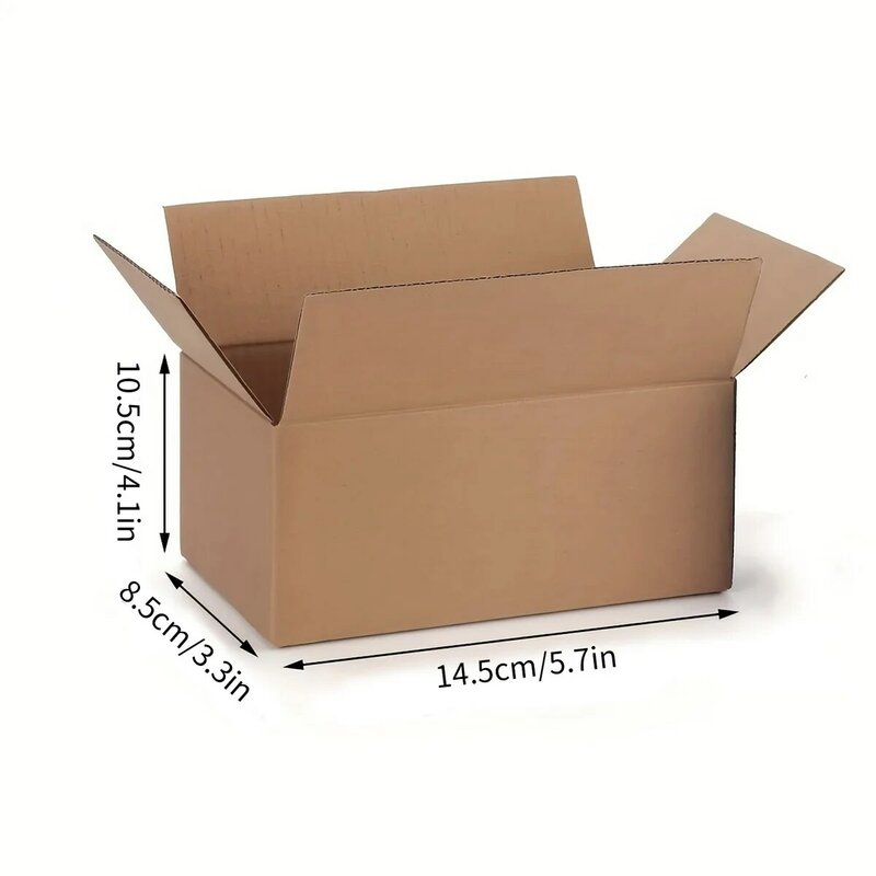 صندوق بريد بني مضلع من الورق المقوى مع أغطية ، صناديق شحن ، جدار واحد ، قطعة صغيرة ، من من الورق المقوى ، 32 رطل لكل بوصة مربعة