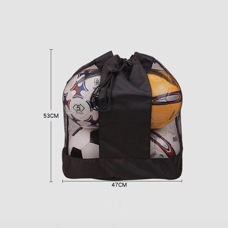 مقاوم للماء لكرة القدم تخزين حقيبة في الهواء الطلق كرة السلة الكرة الطائرة صافي كبيرة تحمل أكياس التخزين الرباط شبكات الملحقات