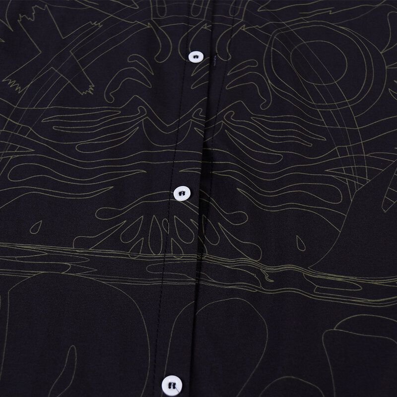 تي شيرت رجالي غير رسمي ، قميص Y2K مطبوع ثلاثي الأبعاد بجمجمة الغراب ، قميص عصري ، DIY ، من Haw1500