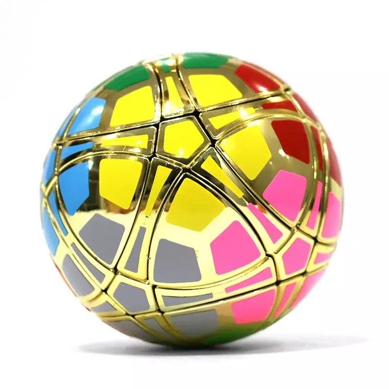 لعبة مكعبات كرة سحرية من Ben ، إصدار محدود ، قطار ميجاميكس ، جسم شفاف ، 12 لون ، ملصقات ذاتية الصنع
