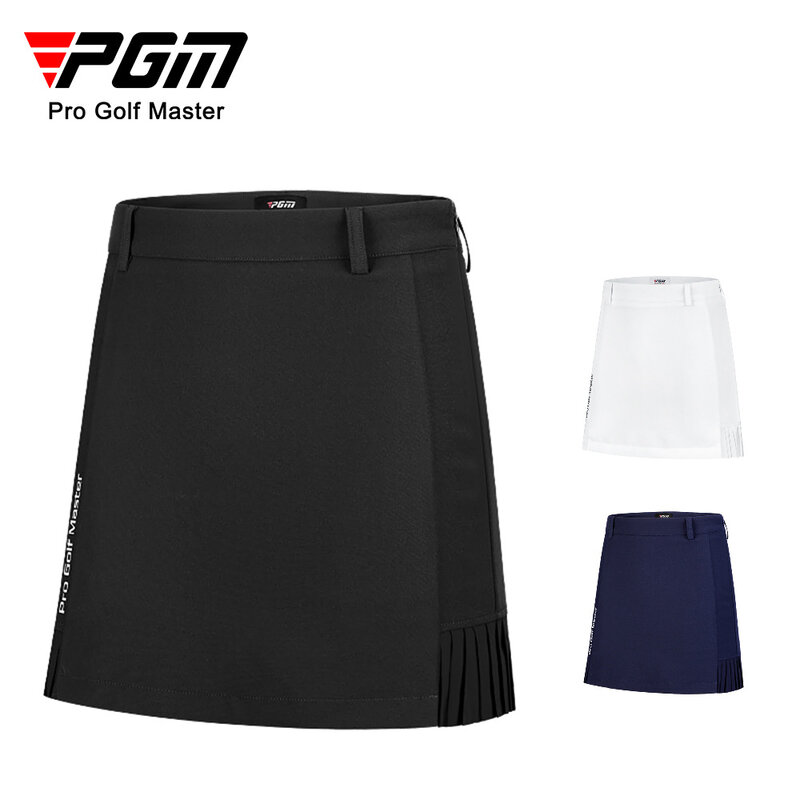 Pgm-تنورة قصيرة للجولف للنساء ، ملابس رياضية قابلة للتنفس ، مرنة ، مضادة للتعرض ، مطوي ، صيف ، qz074