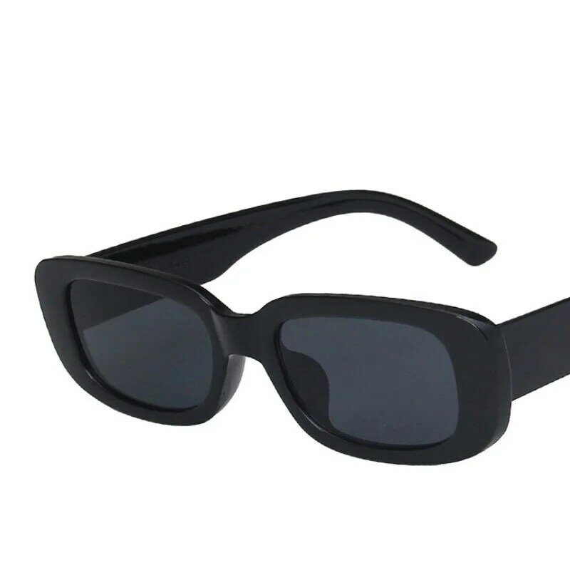 صغيرة مستطيل النظارات الشمسية النساء البيضاوي Vintage العلامة التجارية مصمم مربع نظارات شمسية للنساء ظلال الإناث نظارات مكافحة وهج UV400