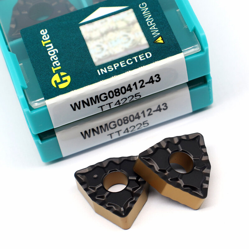 10 قطعة WNMG080408 WNMG080412 43 TT4225 كربيد إدراج الخارجية تحول أدوات آلة أداة أجزاء مخرطة لتجهيز الصلب