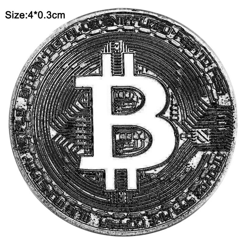 10 قطعة الذهبي بيتكوين عملة برونزية المادية Bitcoins عملة تحصيل BTC عملة الفن جمع المادية عطلة الديكور هدية