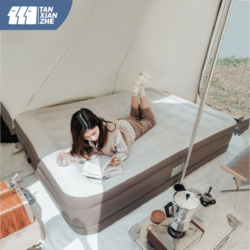 TANXIANZHE سرير قابل للنفخ وسادة هوائية كسول السرير في الهواء الطلق التخييم خيمة فراش زيادة وسادة هوائية مزدوجة وسادة واقية من الرطوبة