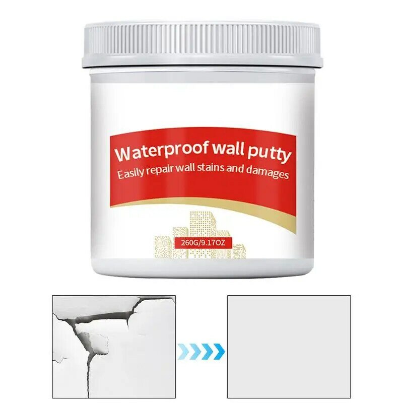كريم إصلاح جدار سباكل يدوم طويلاً ، متعدد الوظائف مقاوم للماء ، عالي الكثافة ، حشو ثقب الجدار