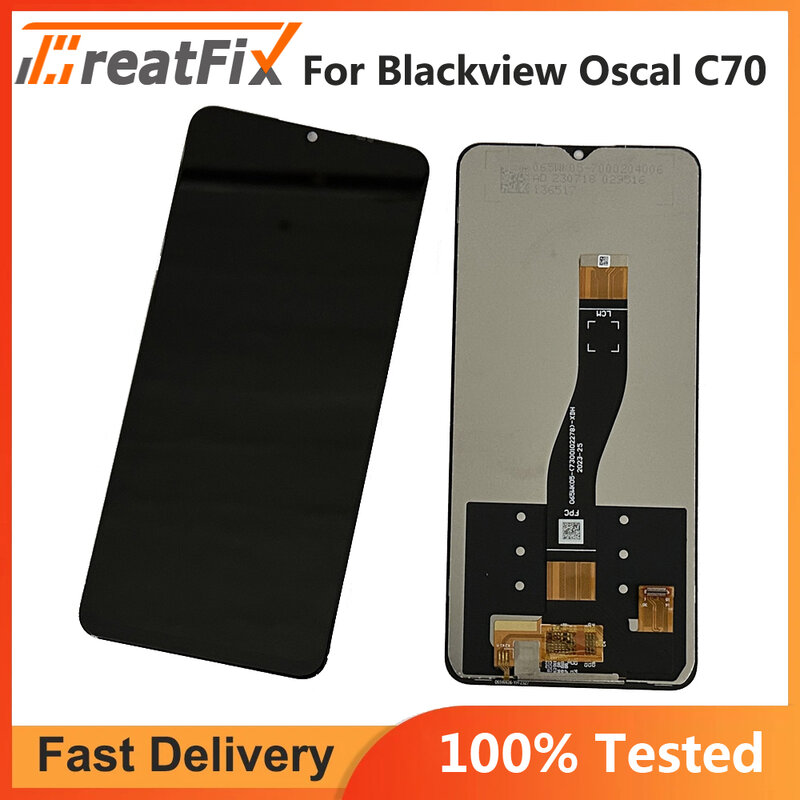 شاشة LCD استبدال الجمعية شاشة تعمل باللمس ، Blackview OSCAL C70 ، شاشة LCD