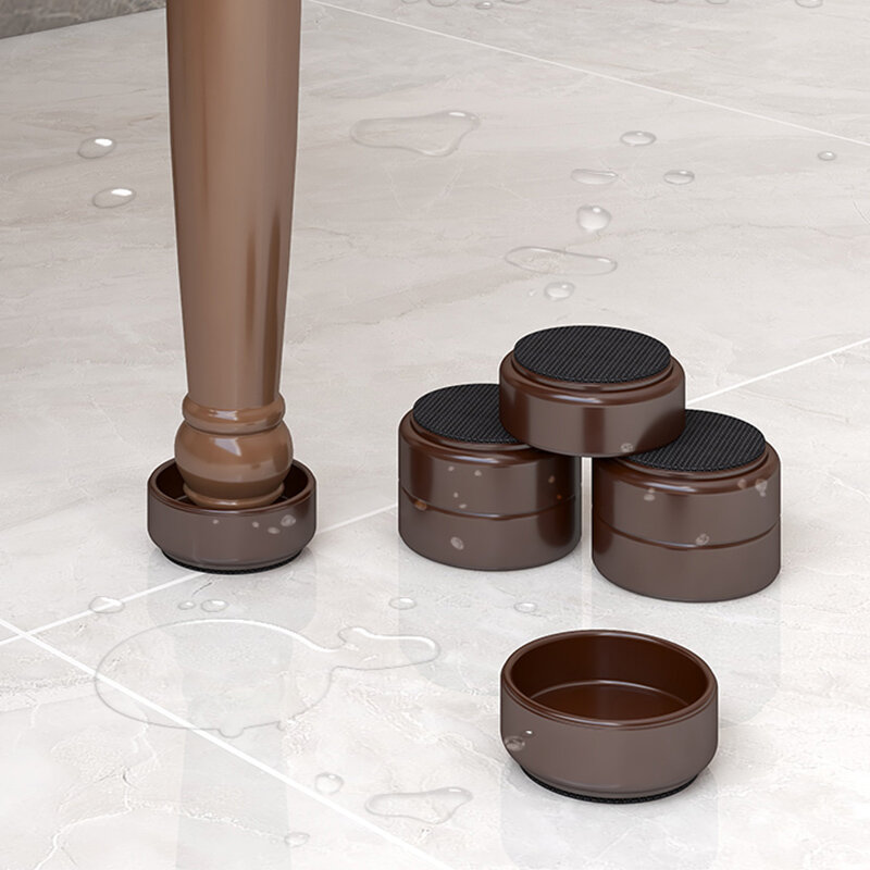 أثاث دائري للفناء كؤوس متحركة كرسي واقيات أرضية للساق أغطية للطاولة مضادة للإنزلاق قبضة أرضية (مجموعة من 4)