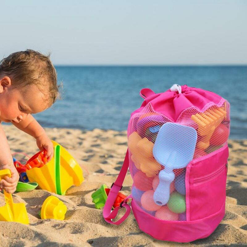 الجملة و دروبشيبينغ! حقيبة شاطئ سعة كبيرة للأطفال ، حقيبة مقاومة للاهتراء ، ألعاب الشاطئ ، الصدف ، أدوات التخزين