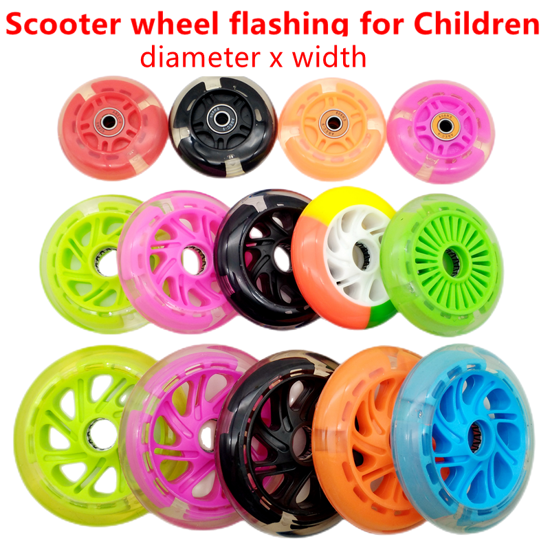 عجلة سكوتر مع إضاءة وامضة ، عجلة PU للأطفال ، 80 من من من من من نوع X ، من من من نوع X ، شحن مجاني