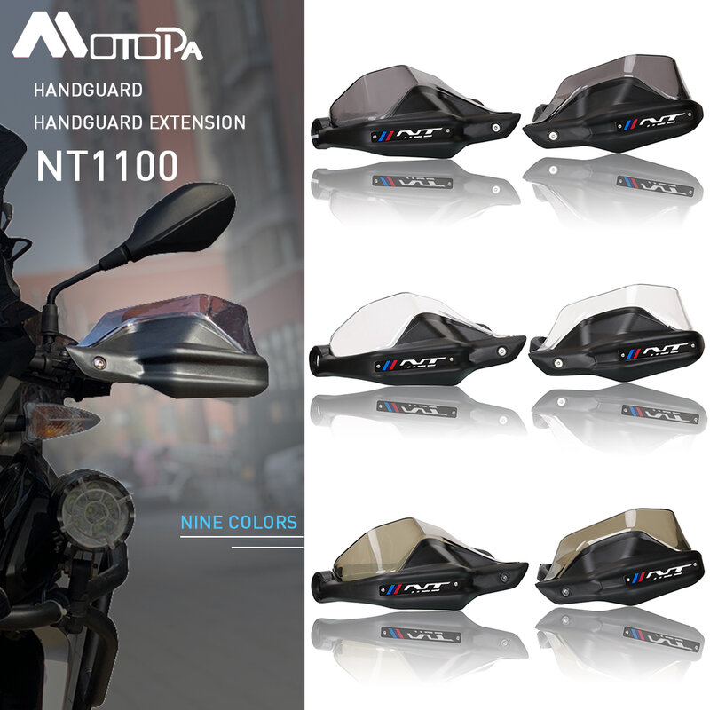 لهوندا NT1100 NT 1100 nt1100 nt 1100 2022-2023 مخصصة قفازات واقية لليد دراجة نارية واقي اليد المقود الحرس الزجاج الأمامي