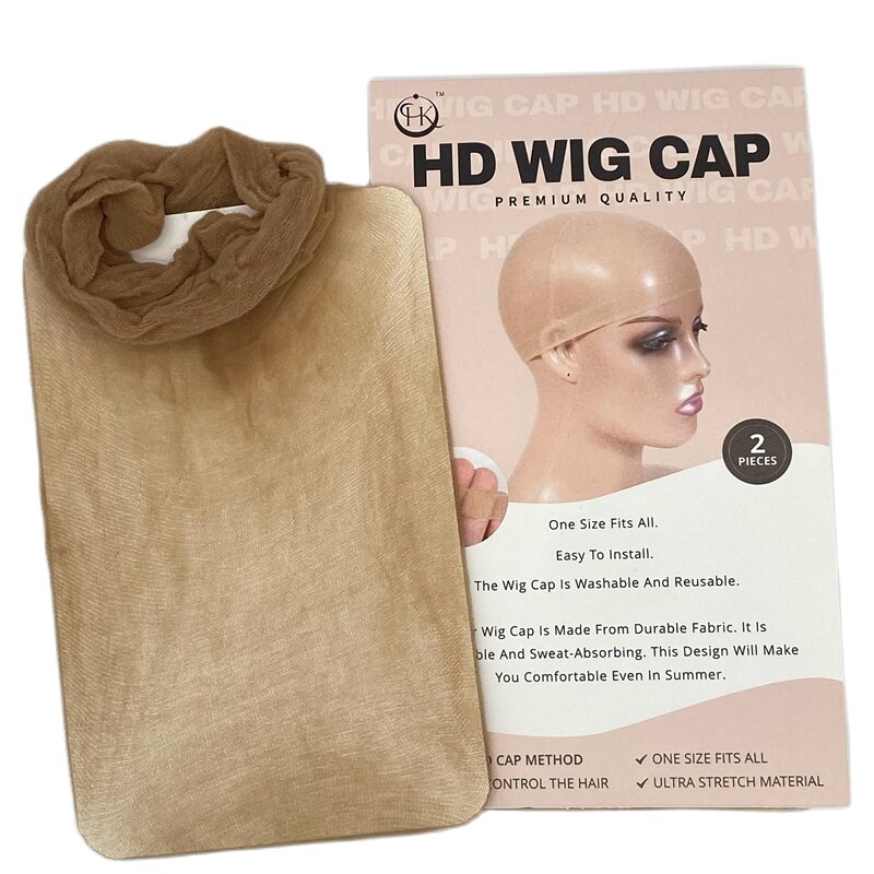10 قطعة HD رقيقة غطاء شعر مستعار شفافة وغير مرئية غطاء شعر مستعار شفاف ل HD الباروكات شعر مستعار الملحقات