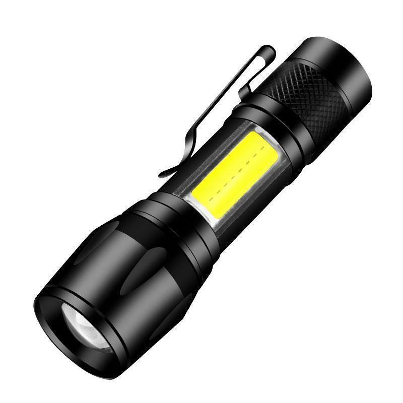 LED قابلة للشحن كيشاين مصباح يدوي ، المحمولة USB الشحن ، عالية الطاقة البنك ، التخييم ، مقاوم للماء ، فانوس طويل المدى