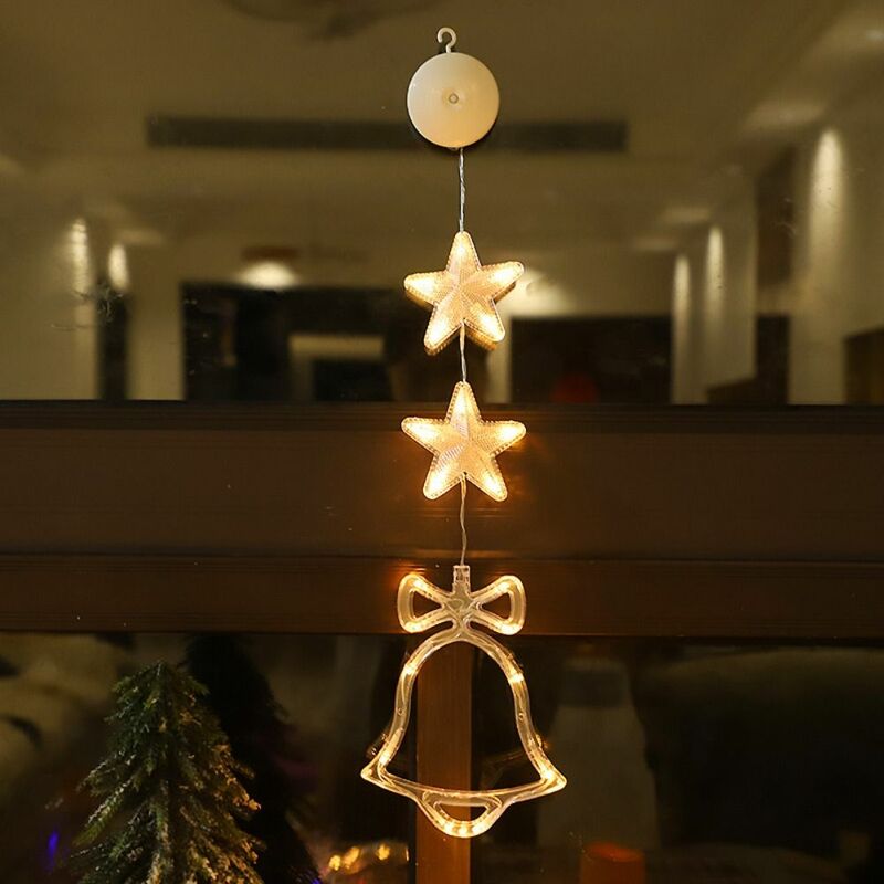 LED عيد الميلاد مصاصة ضوء ، أضواء سلسلة الجنية ، مصباح نجمة ، مصباح معلق ، هدايا السنة الجديدة ، شجرة عيد الميلاد زخرفة الديكور