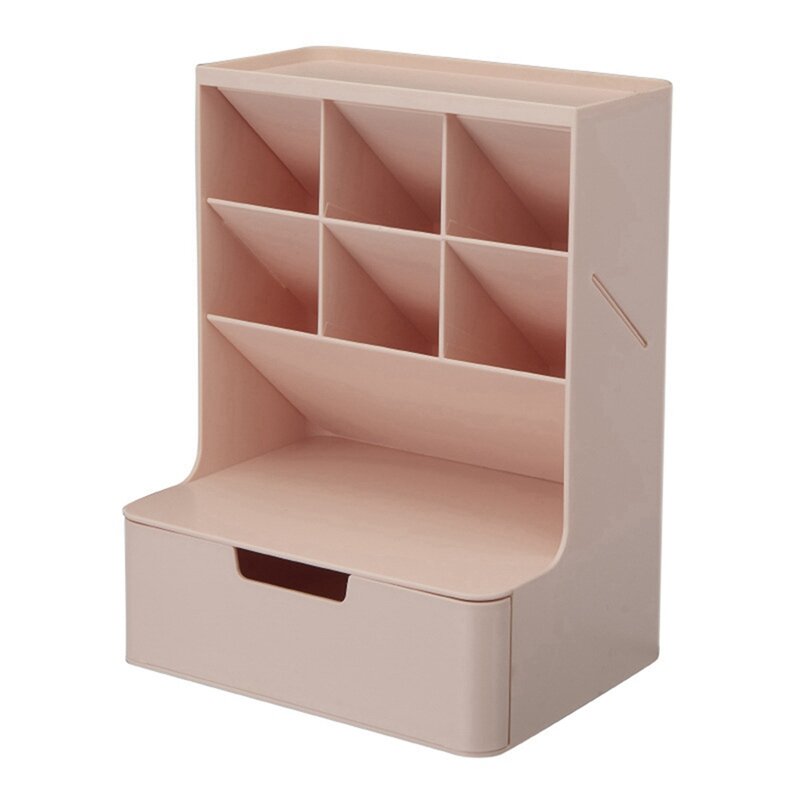 صندوق تخزين متعدد الوظائف مقاوم للأتربة ، حامل أقلام متعدد الطبقات ، مستلزمات مكتبية لسطح المكتب ، درج متين ، سهل الاستخدام
