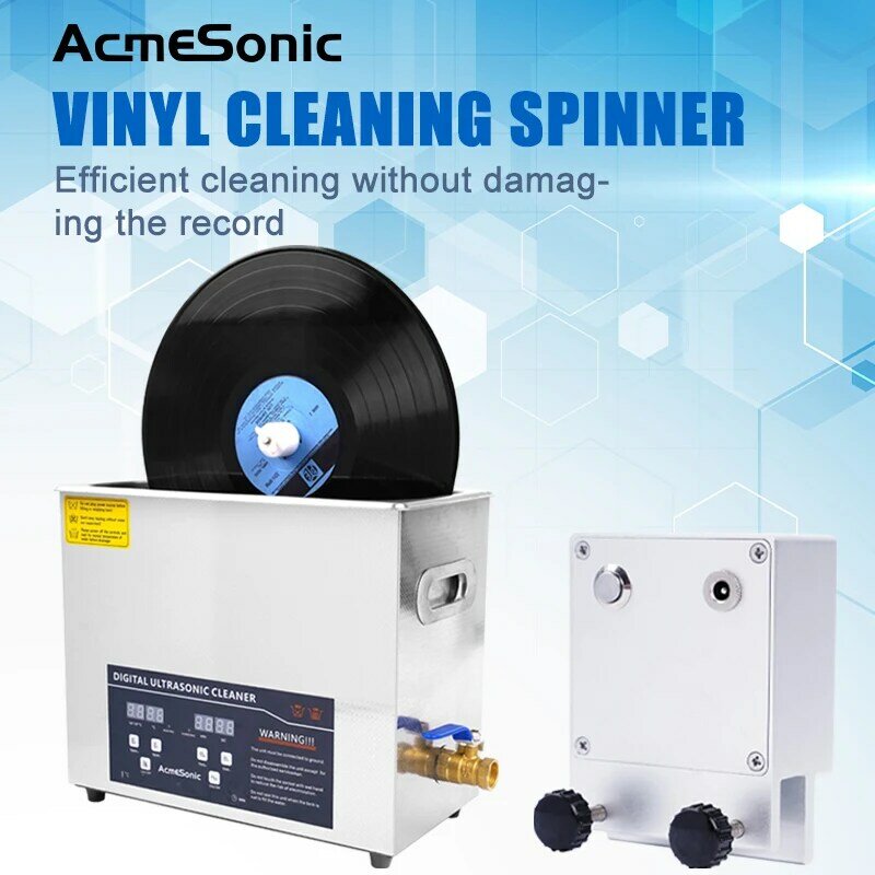 ACMESONIC بالموجات فوق الصوتية تنظيف آلة سجل تنظيف آلة مسجل فينيل الولايات المتحدة التوصيل يتم شراؤها في الجمع بين سجل التنظيف
