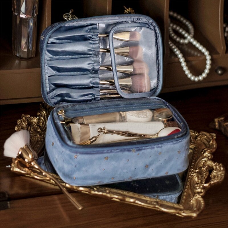 حقيبة تخزين أدوات الزينة للسفر ، حقائب مستحضرات التجميل ، منظم مستحضرات التجميل ، حقيبة مكياج بسحاب
