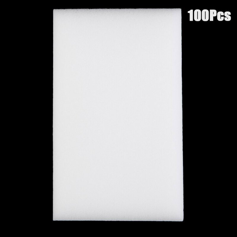 100 قطعة/الوحدة الأبيض ماجيك الإسفنج الأنظف ممحاة متعددة الوظائف نظافة الميلامين الإسفنج للمطبخ الحمام تنظيف 100x60x15mm