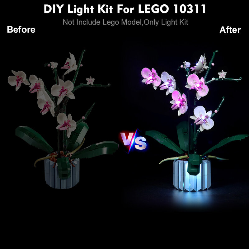 فونادو مجموعة إضاءة LED ل 10311 مجموعة اللبنات النباتية (لا تشمل النموذج) الطوب لعب للأطفال