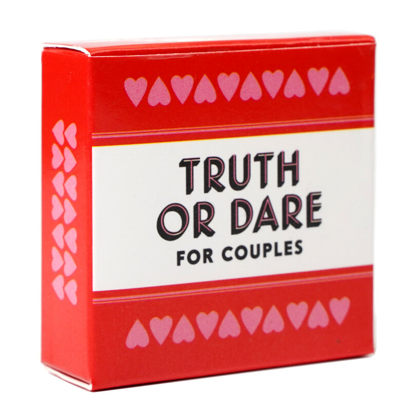 الحقيقة أو يجرؤ للأزواج 50 أسئلة والتحديات تاريخ مثير ليلة لعبة ببطاقات ورقية للزوجين لعبة الكبار المشاغب