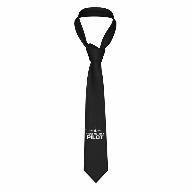 ربطة عنق طائرة حريرية للرجال ، هدية طائرة طيران ، ربطة عنق رسمية مخصصة للأعمال