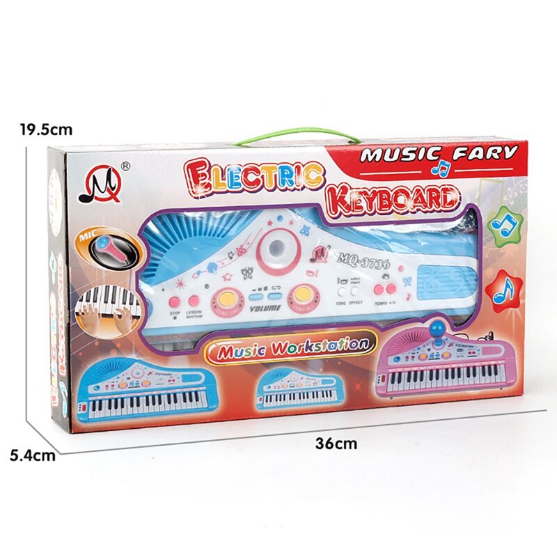 31-Key لعبة لوحة مفاتيح البيانو الإلكترونية مع ميكروفون للأطفال الأطفال اللعب الإلكترونية للمتعة