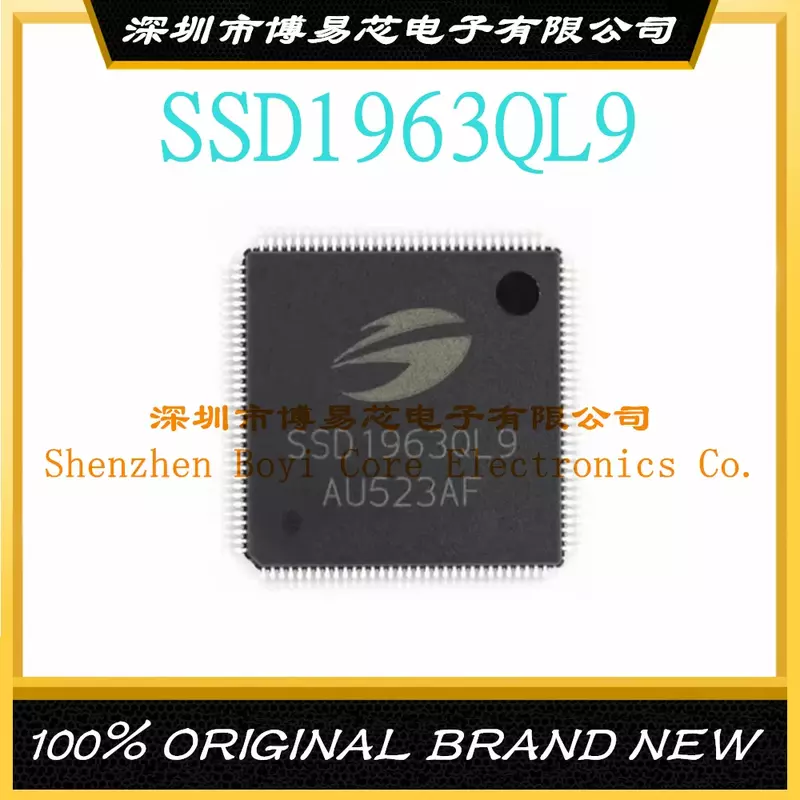 رقاقة IC أصلية لسائق شاشات الكريستال السائل SMD ، SSD1963QL9 ، 1215KB