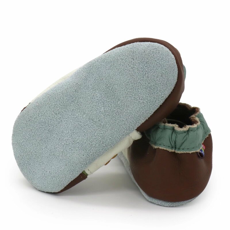Carogarden-أحذية جلدية ناعمة غير قابلة للانزلاق للأطفال ، أحذية للأولاد والبنات ، مشاية أولى ، نمط جديد