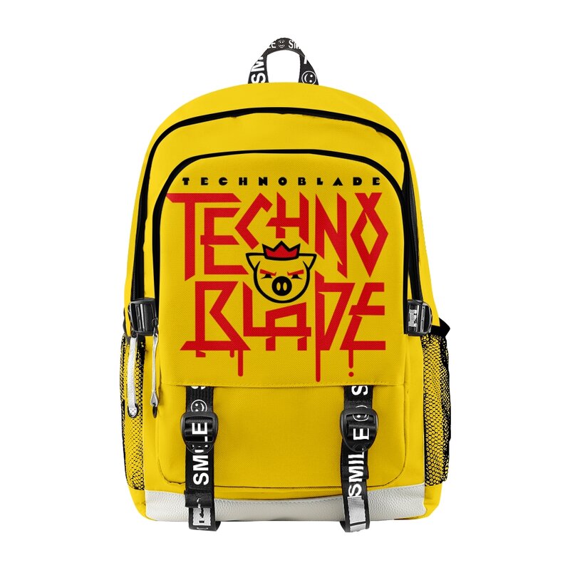 Technoblade ميرش حقيبة ظهر 2022 نمط غير رسمي حقيبة مدرسية النساء الرجال الفتيات الفتيان حقيبة للجنسين