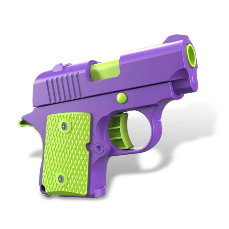 3D تحميل فارغ DIY مسدس 3D الطباعة الجزرة لعبة مسدس تخفيف الضغط 3D الطباعة تحميل فارغ القليل DIY لعبة مسدس دروبشيب