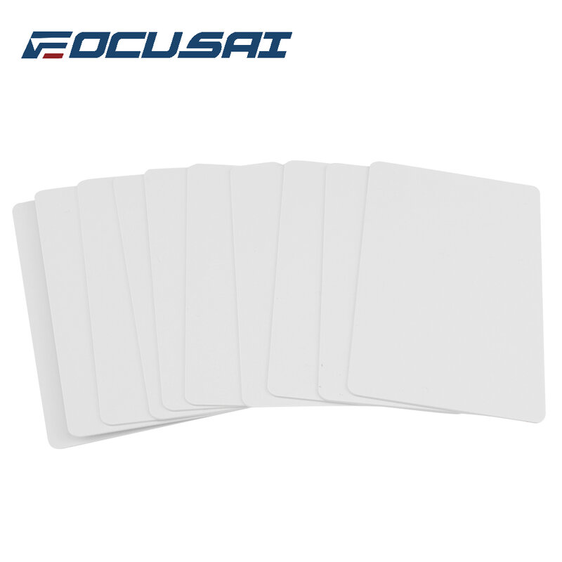 FOCUSAI-بطاقات رقاقة إلكترونية فارغة ، بطاقات الهوية القرب ، علامة رمزية ، بطاقة مفتاح ، تتفاعل ، 125kHz ، TK4100 ، 10 قطعة
