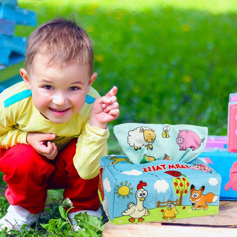 ألعاب حسية مع الأوشحة الملونة لحديثي الولادة والرضع ، ألعاب التجعيد مونتيسوري ، هدية للأطفال الصغار