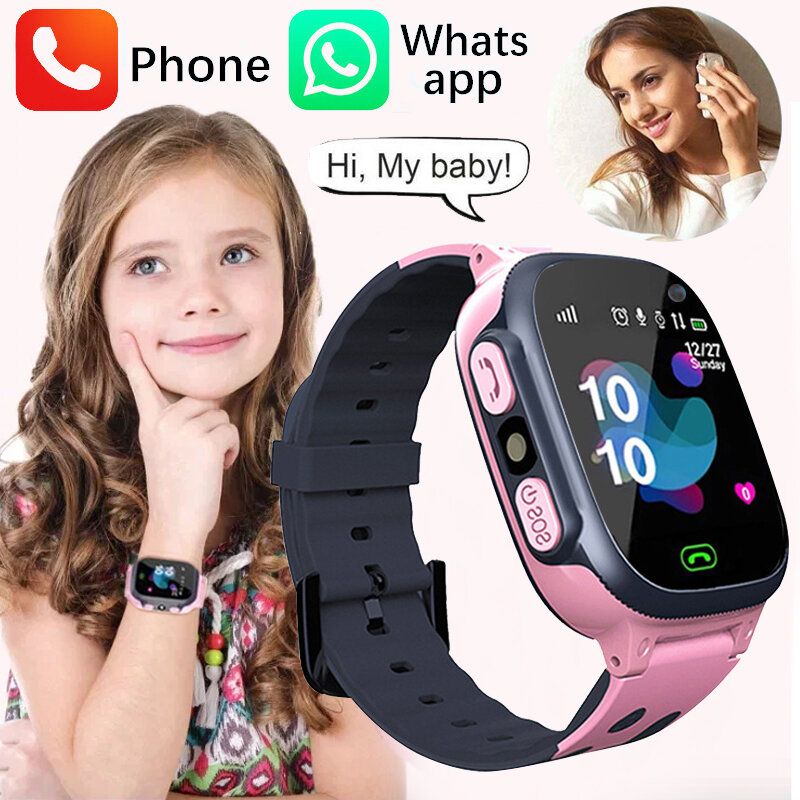 جديد Q12 مقاوم للماء للأطفال ساعة ذكية بطاقة Sim LBS الموقع المقتفي صوت الدردشة مصباح يدوي للأطفال ساعة الهاتف الذكي Reloj