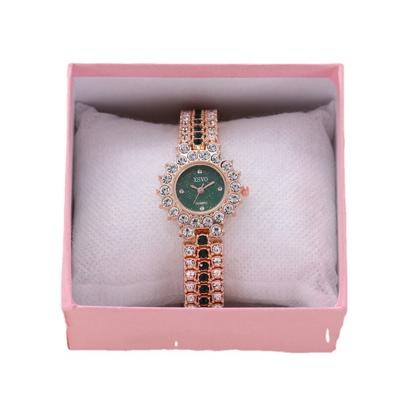 New 5pcs Set Watches Women Leather Band Ladies Watch Simple Casual Women's Analog WristWatch Bracelet Gift Montre Femme with Box