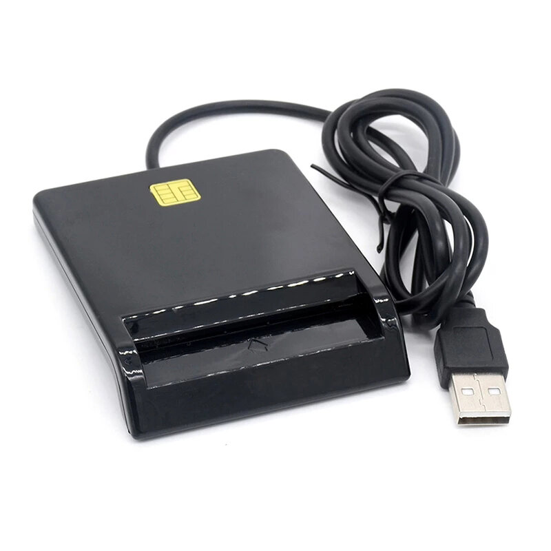 X01 USB قارئ بطاقات الذكية لبطاقة البنك IC/ID EMV قارئ بطاقات عالية الجودة ويندوز 7 8 10 لينكس OS USB-CCID ISO 7816