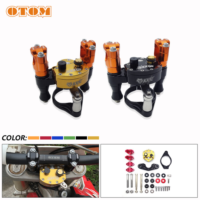 OTOM-مثبط توجيه أمان عكسي للدراجات النارية ، مثبت قابل للتعديل مع دعم لهوندا ، الألومنيوم