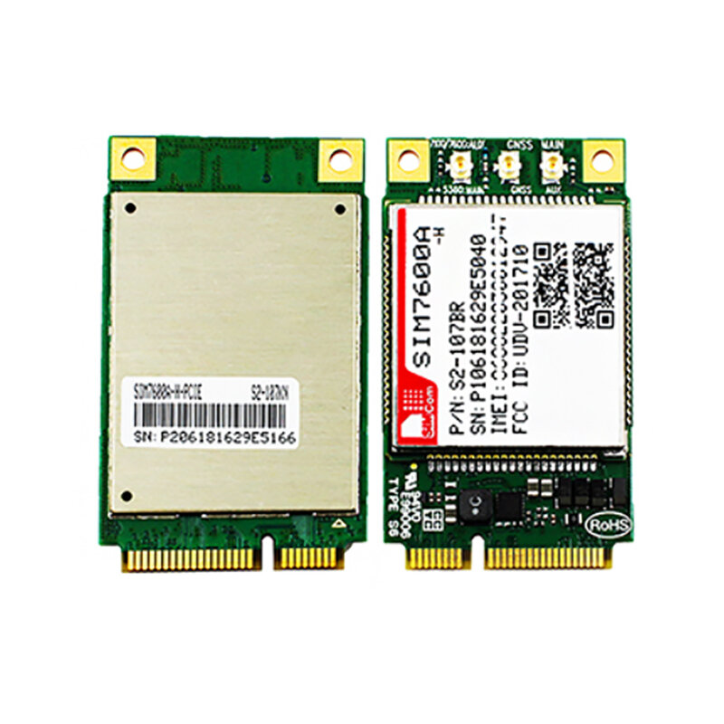 SIMCOM Mini PCIE وحدة مع نظام تحديد المواقع لأمريكا الشمالية ، CAT7600A-H LTE ، Cat4 ، B2 ، B4 ، B5 ، B12 الفرقة ، استبدال Quectel ، EC25-A ، EC25-AF مودم
