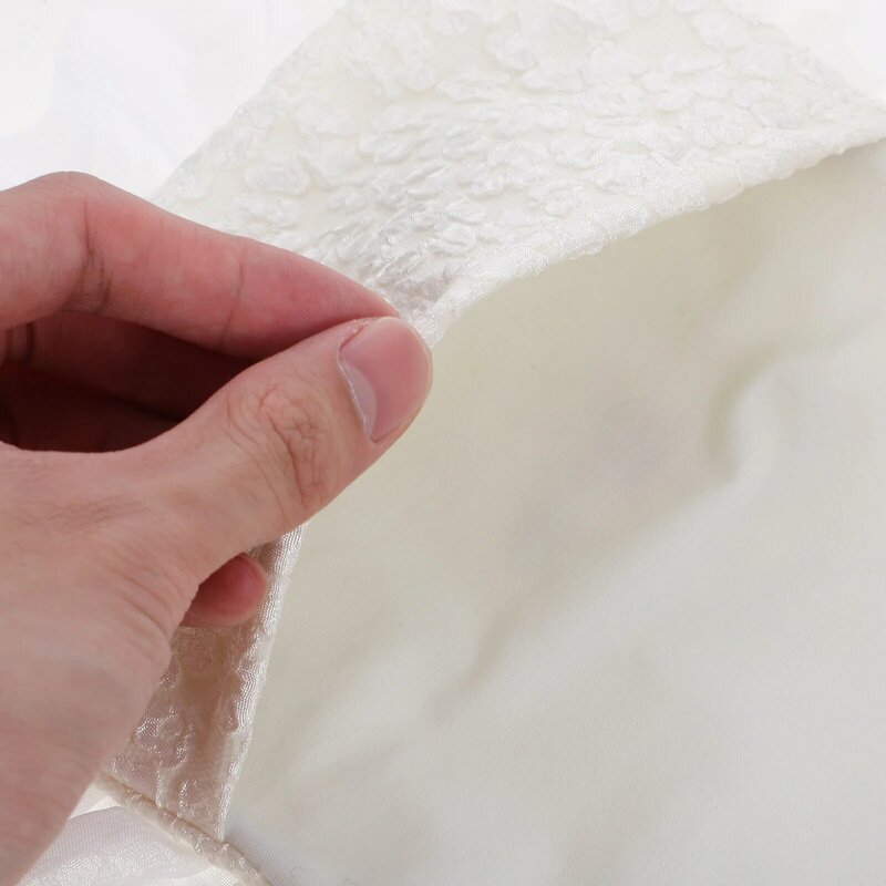 غطاء أبيض اللون قابل للغسل للدفاتر ، الدانتيل الزخرفية ، حساسة ، دفتر ، القماش