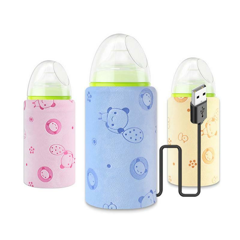 USB المحمولة زجاجة الحليب دفئا ، غطاء عازل ، كم التدفئة السريعة ، زجاجة التمريض السفر ، حارس الحرارة ، الطفل