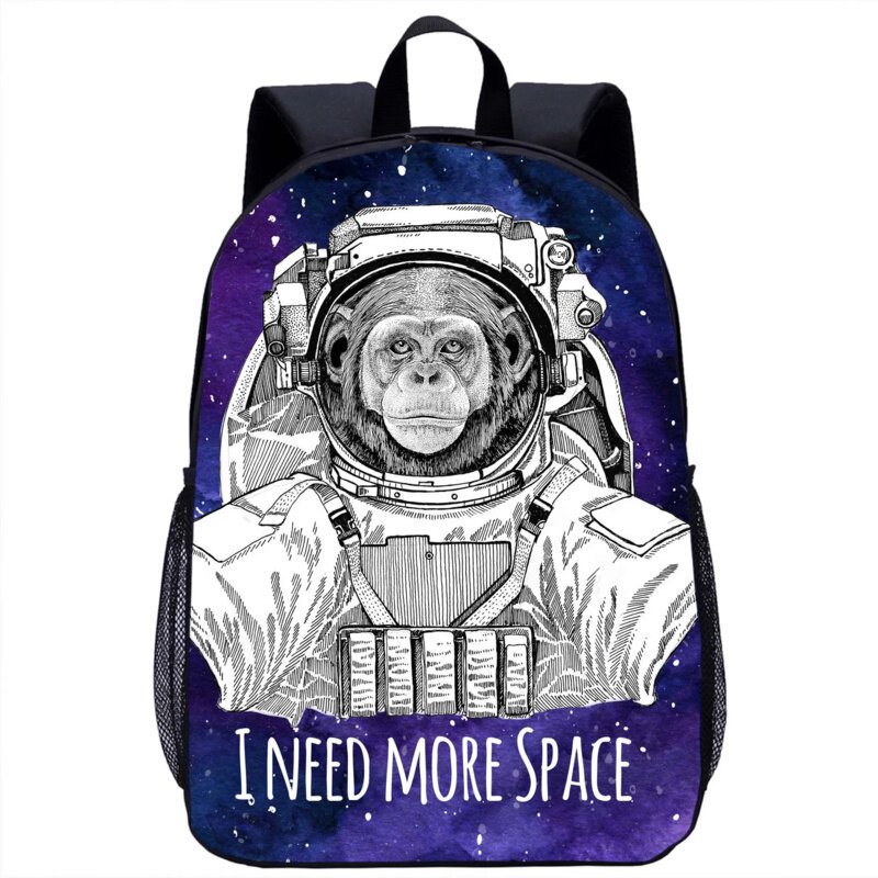 حقيبة ظهر بنمط رائد الفضاء للرجال والنساء ، حقيبة تخزين كاجوال ، حقائب ظهر للسفر ، حيوانات إبداعية ، مراهقة ، فتيات ، أولاد