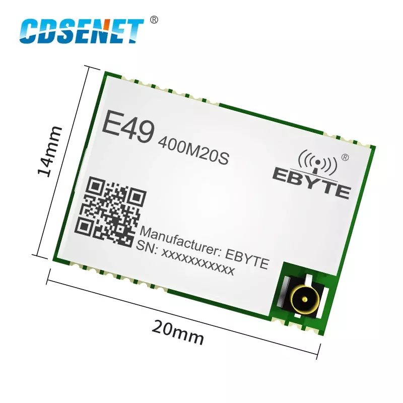 CMT2300A RF Module SPI 433MHz 470MHz CC1101 20dBm FSK MSK IPEX Stamp Hole FEC CDSENET E49-400M20S Wireless Transceiver Receiver