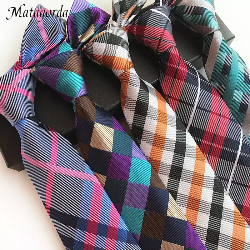 ربطة عنق للعمل من الجاكار للرجال ، ربطة عنق رسمية ، ربطة عنق بشريطة متقلب ، إكسسوارات بذلات رجالية ، راقية ، 8 ، شحن مجاني
